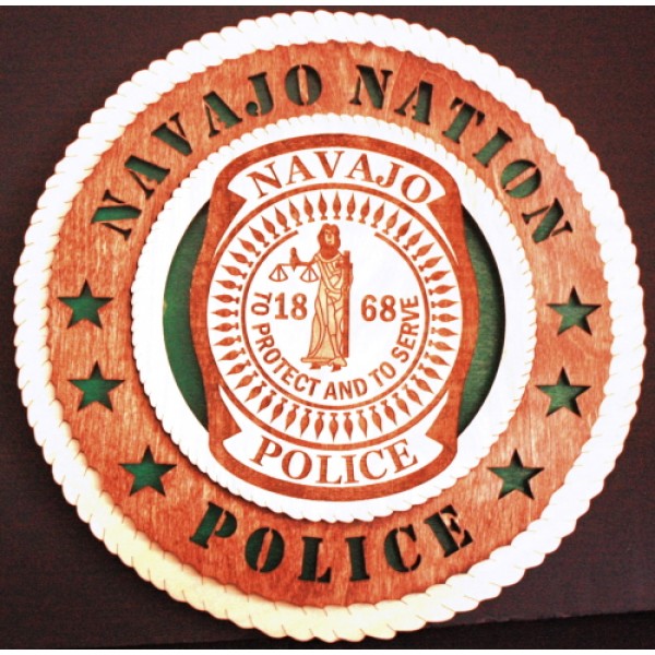 Navajo Nation Police Plaque 4260