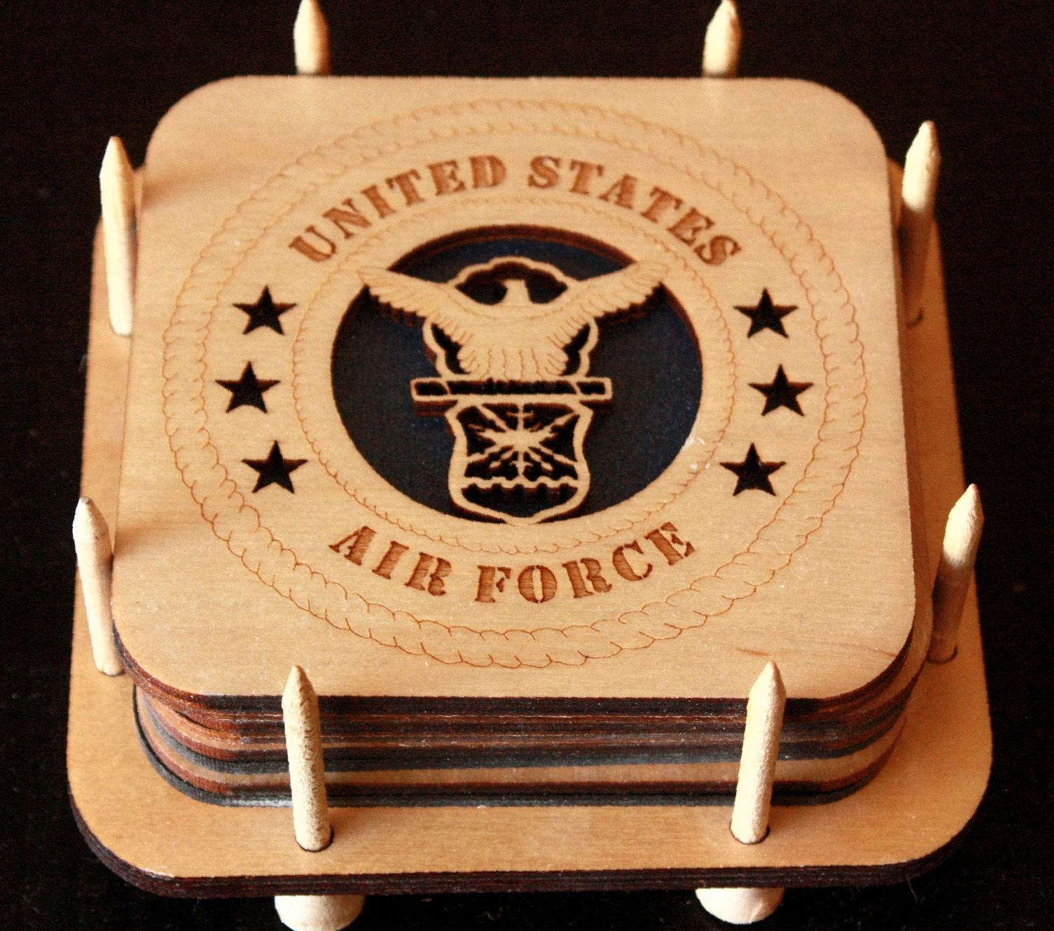 AIR FORCE COASTER SET